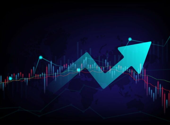 Economy and stock market business and financial background concept. Vector illustration design.